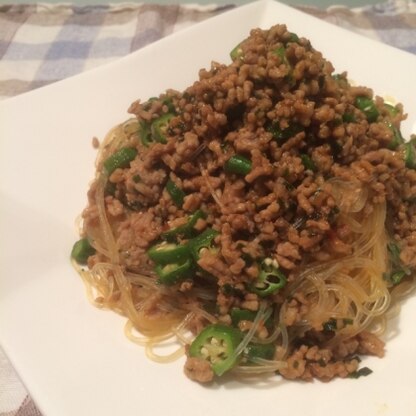 緑豆春雨ですが… (υ´-ω-)ゞ
カレー味 うまうまでした♪